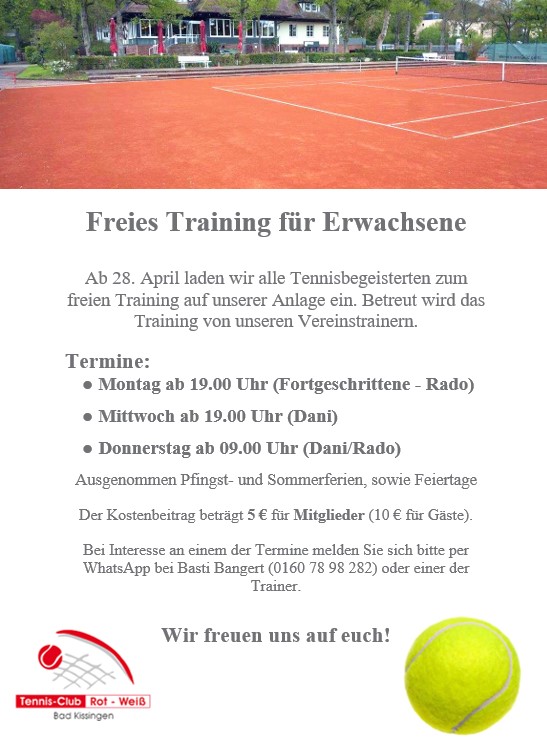 Freies Training 2025